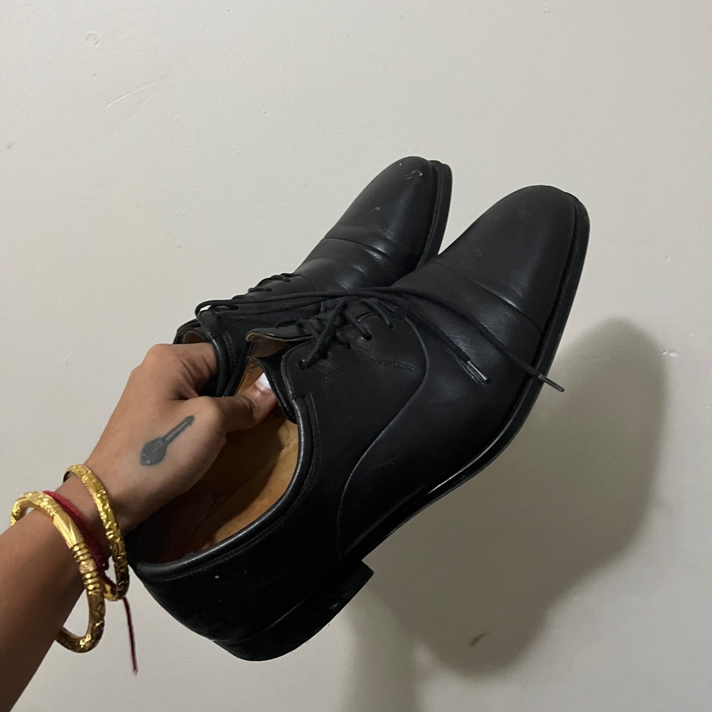 Magnanni Black Men's Dress Shoes Size 8
